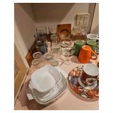 Glassware, Mugs, Corning Bowls
