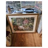Oil Painting by James E Hughes, Frying Pans