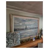 Nautical Themed Oil Painting by James E Hughes