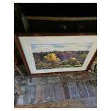 Framed Oil Painting by James E Hughes