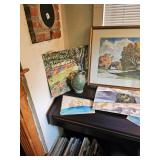 Oil Painting by James E Hughes, Pottery Vase
