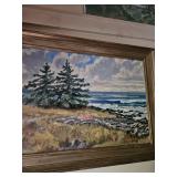 Nautical Themed Oil Painting by James E Hughes