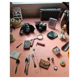Camera, Tchotchkes, Pocket Knives, Silver Utensils