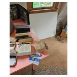 2032 Batteries, Basket, Shoe Shine Brush, Photo Album