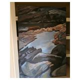 Nautical Themed Oil Painting by James E Hughes