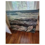 Nautical Themed Oil Painting by James E Hughes