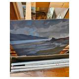 Nautical Themed Oil Painting by James E Hughes