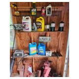 Garage Supplies/Chemicals, Propane Bottles, License Plates