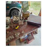 China Pieces, Tea Pot, Cigar Cutter, Tape Measure, Glassware