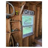 Wooden Open Sign