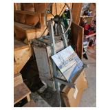 Vintage Wheel Barrow, Oil Painting by James E Hughes