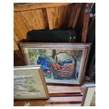 Framed Oil Painting by James E Hughes