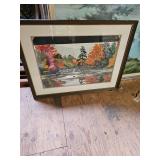 Framed Oil Painting by James E Hughes