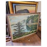 Framed Oil Painting by James E Hughes