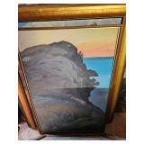 Framed Oil Painting by James E Hughes