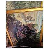 Framed Oil Painting by James E Hughes