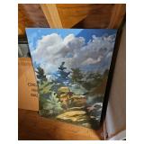 Oil Painting by James E Hughes