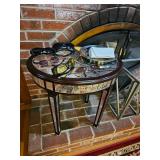 Mirrored End Table, Sunglasses