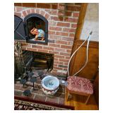 Stool, Pottery, LED Floor Lamp