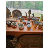 Silver Plate, Cups, Bowls, Indian Coffee Pot, Silver Cups