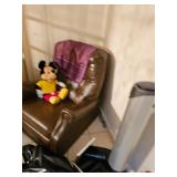 Leather Chair, Fan, Mickey Mouse Doll