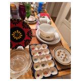 China Plates, Bowls, Wine Glasses