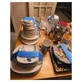 China Plates, Cups, Saucers, Silver Cups
