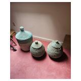 Wicker Baskets with Lids