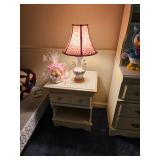 Bed Side Table, Table Lamp
