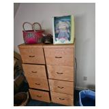 File Cabinets, Cabbage Patch Doll, Wicker Basket