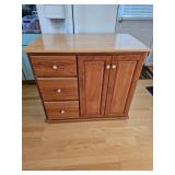 Oak Kitchen Island/Cabinet
