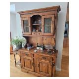 Wooden Dining Room Hutch