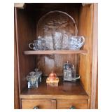 Glass Pie Plate, Glass Pitchers, Glass Sugar Bowl