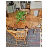 Wood Kitchen Table and Chairs