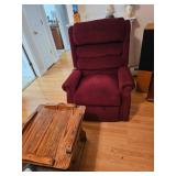 Reclining Armchair, Wooden Coffee Table