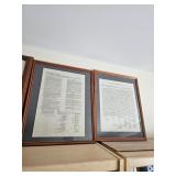 Framed Declaration of Independence Print