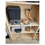 Subwoofer, Sentry Safe, Desk Lamp