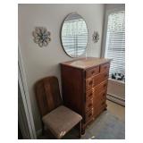 Wall Mirror, Dresser, Wall Art, Chair