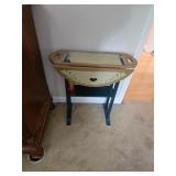 Drop-leaf side table