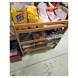 Rags/Towels, Wood Shelf