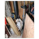 Leaf Blower, Weed Wacker, Lumber.