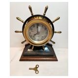 Chelsea Ships Bell Clock With Key 
