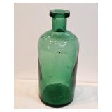 Billings Clapp And Co Boston Antique Green Medicine Bottle 