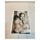 Bob Hope Autographed Photo 
