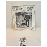 Maurice Macdonald (cop Who Captured Oswald) Autographed Photo And Bulletin 