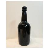 Antique Dark Green Beer Bottle 