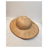 Vintage Straw Safari Hat 