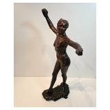 Vintage Bronze Sculpture Unsigned  