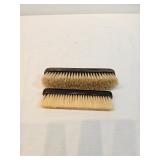Pair Of Ebony Wood Brushes  