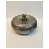 Antique Pewter Bedwarmer 